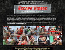 Tablet Screenshot of escapevideos.com
